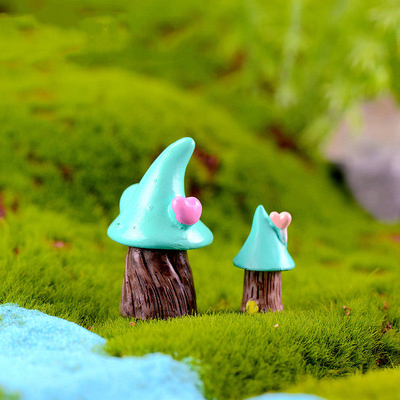 Micro Landscape Ornaments Resin Crafts Cartoon Tree House