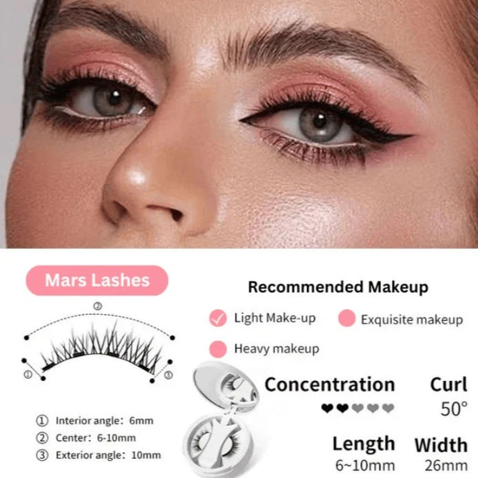 Magnetic Suction False Eyelashes Integrated Soap Holder Glue-free False Eyelashes Thick