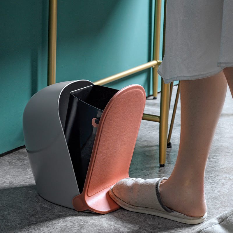 Household Kitchen Foot-operated Trash Can