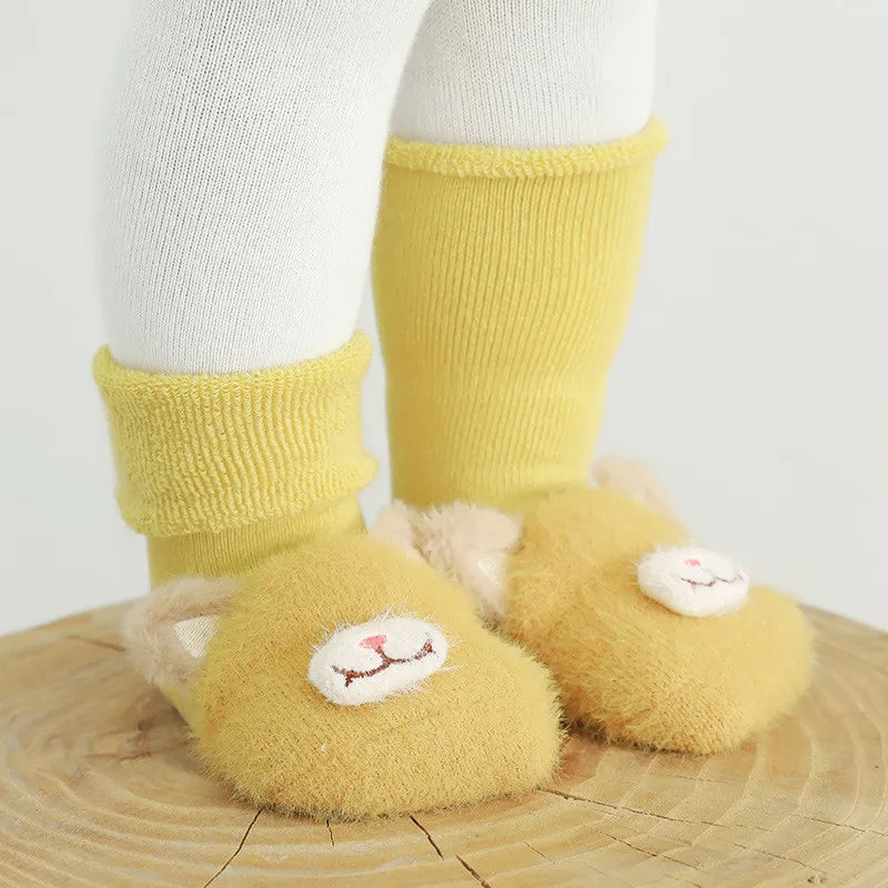 Cartoon Thick Warm Terry Infant Socks