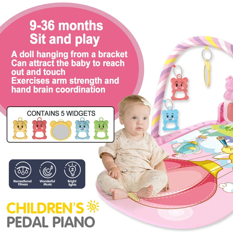 Piano Crawling Blanket Pedal Game