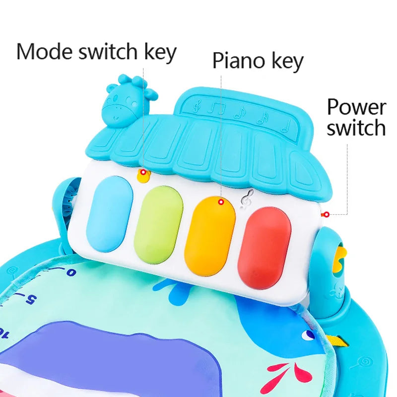 Piano Crawling Blanket Pedal Game