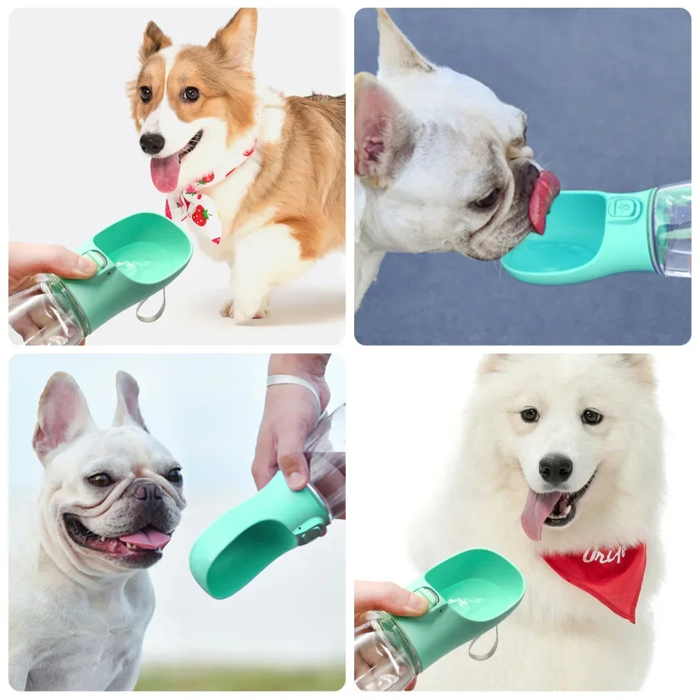 Pet Dog Water Food Bottle Feeder