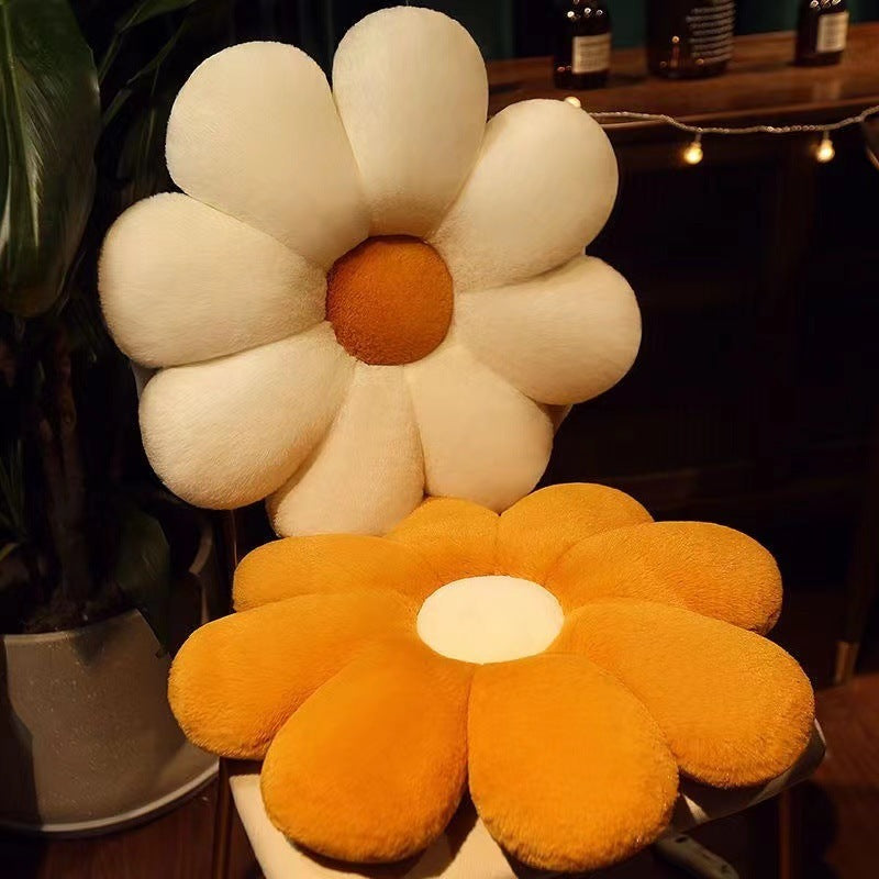Christmas Multicolor Flower Cushion Soft Stuffed Flower Pillow Home Decor Party Family Reunion For Kids Birthday Christmas Gifts