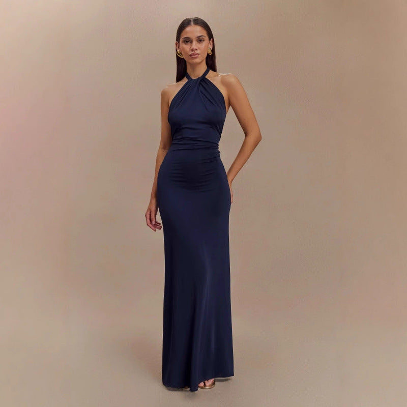 Ins Bodycon Halter Dress