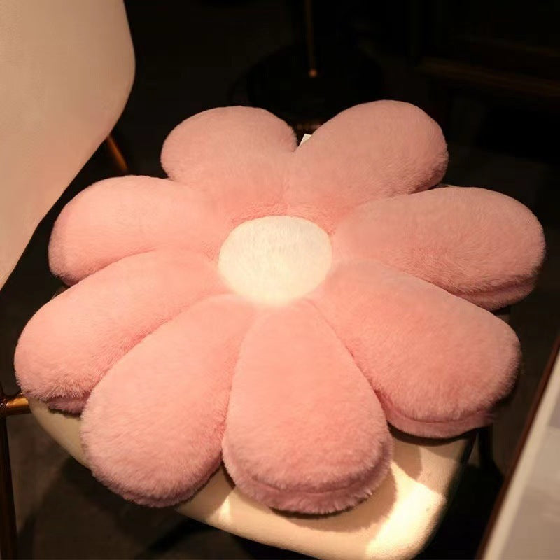 Christmas Multicolor Flower Cushion Soft Stuffed Flower Pillow Home Decor Party Family Reunion For Kids Birthday Christmas Gifts