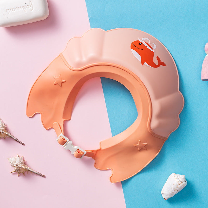 Children's Shower Cap Kids Baby Ear Protection Bath Cap Shampoo Cap