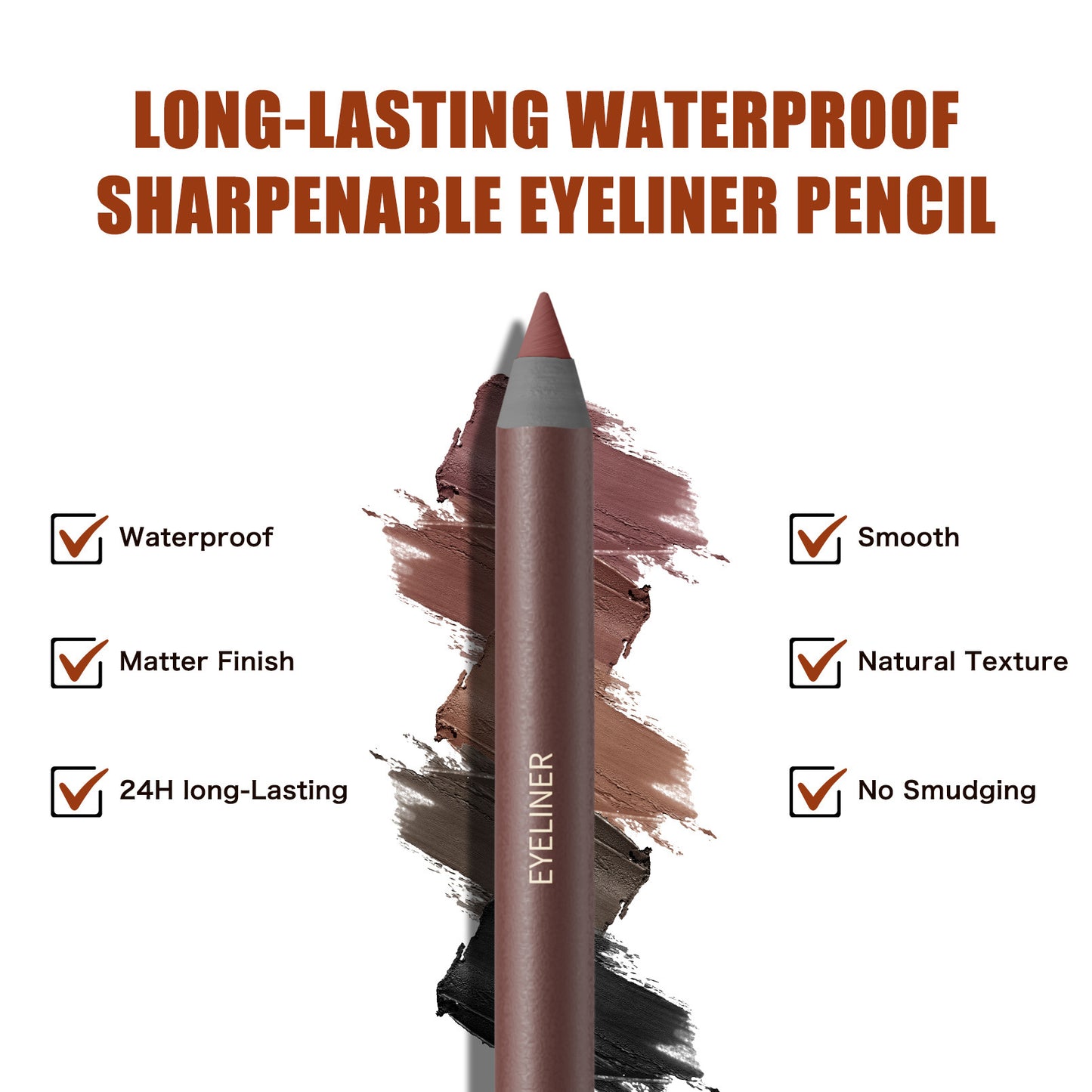 Color Eyeliner Waterproof Not Smudge Eyeliner Smooth Chipping