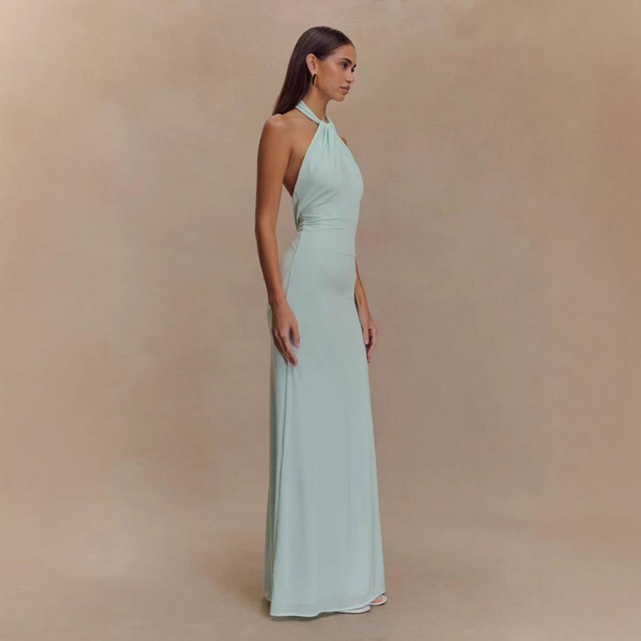 Ins Bodycon Halter Dress