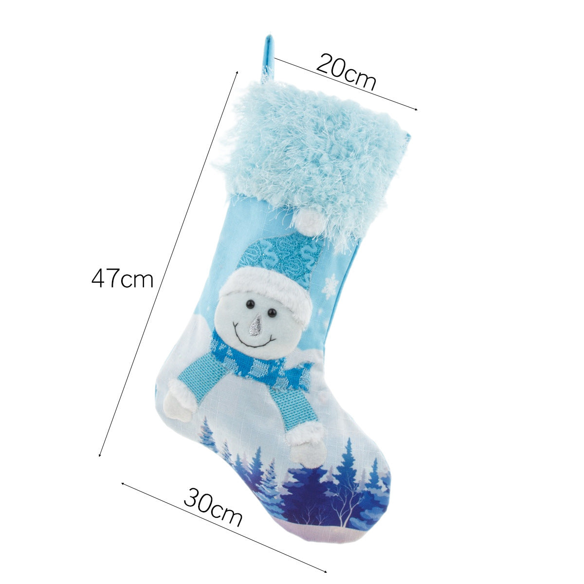 New Year Christmas Decor For Home Glowing Large Christmas Socks Gift