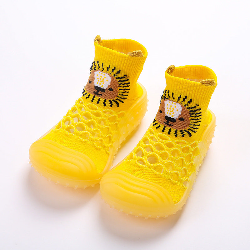 Baby Boy And Girl Cartoon Cute Soft Bottom Socks Shoes