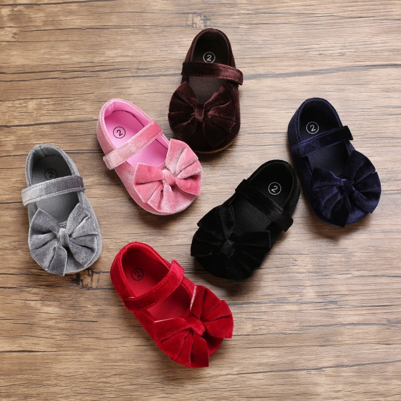 Baby Girl Soft Sole Toddler Shoes Bow