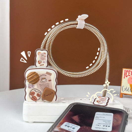 Mobile Phone Charger USB Cable Protection Sleeve