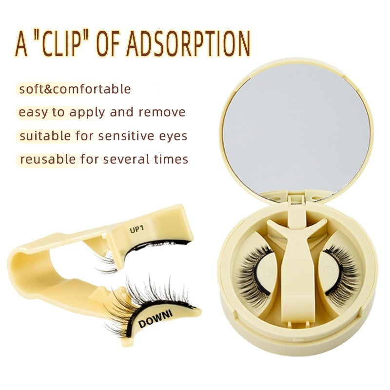 Magnetic Suction False Eyelashes Integrated Soap Holder Glue-free False Eyelashes Thick
