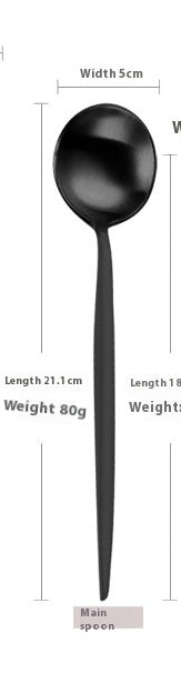 Stainless Steel Knife And Forks Spoon Coffee Spoon Chopsticks Sets
