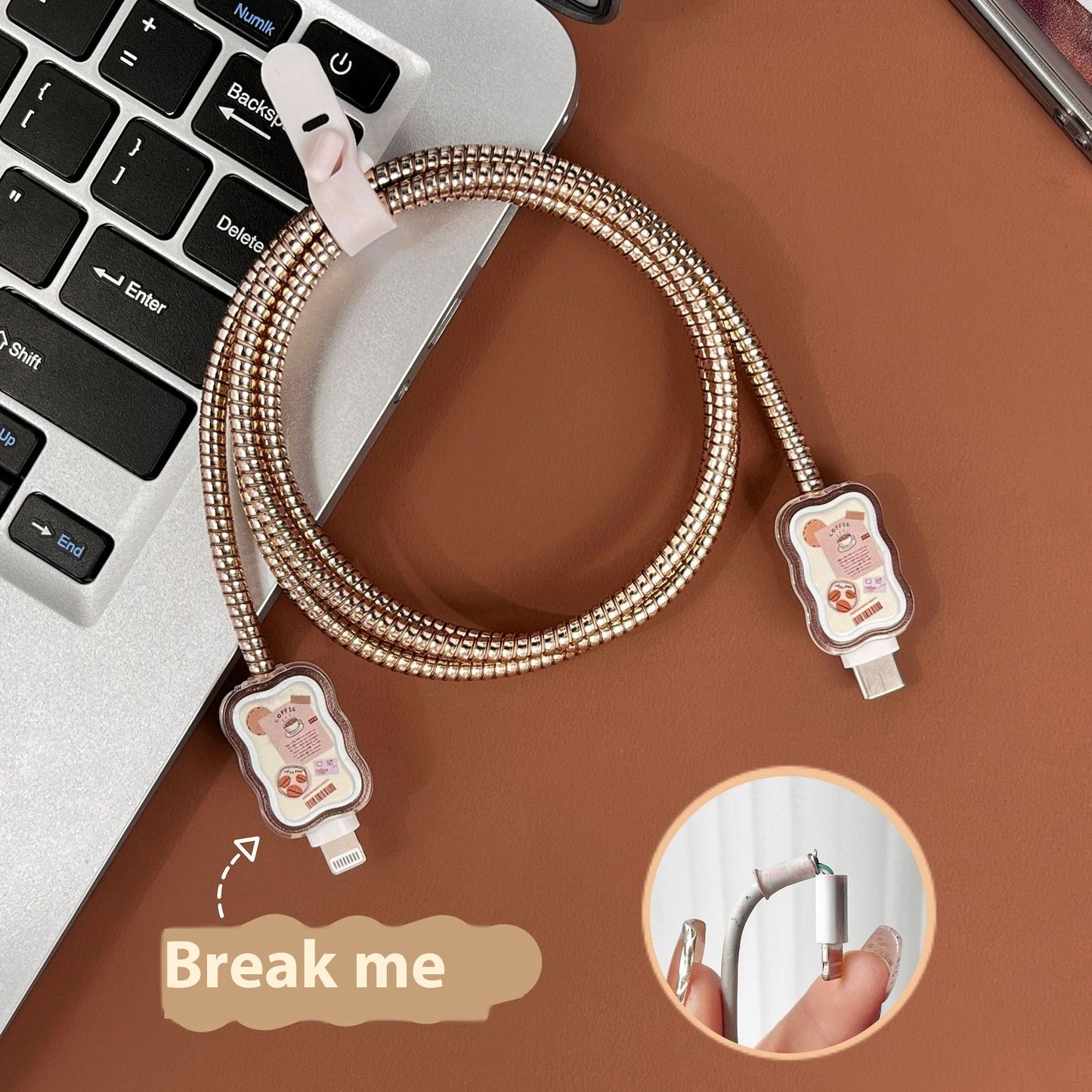 Mobile Phone Charger USB Cable Protection Sleeve