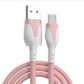 Liquid Silicone USB Cable Micro USB Type C Charger Wire 3A Fast Charging Data Cord Mobile Phone Charge Line