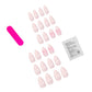 French Sweet Removable Fake Nails