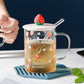 Glass Straw Portable Clear Water Cup