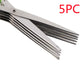Multifunctional Multi-layer Green Onion Scissors Stainless Steel Onion Cutting Knife Herb Seaweed Spice Scissors Kitchen Scissor Kitchen Gadgets