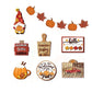 Autumn Thanksgiving Pumpkin Spice Maple Leaf Layered Tray Decorations
