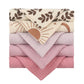 5-piece Baby Towel Plain Cotton Face Towel