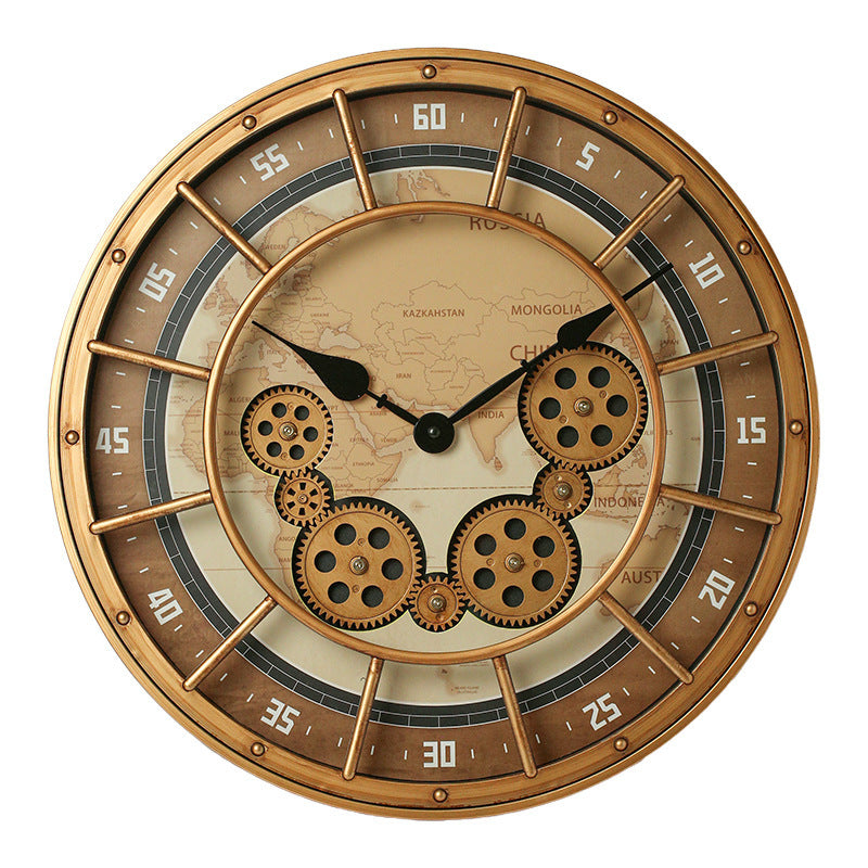 Round Gear Wall Clock Clock