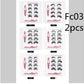 Three pairs of false eyelashes