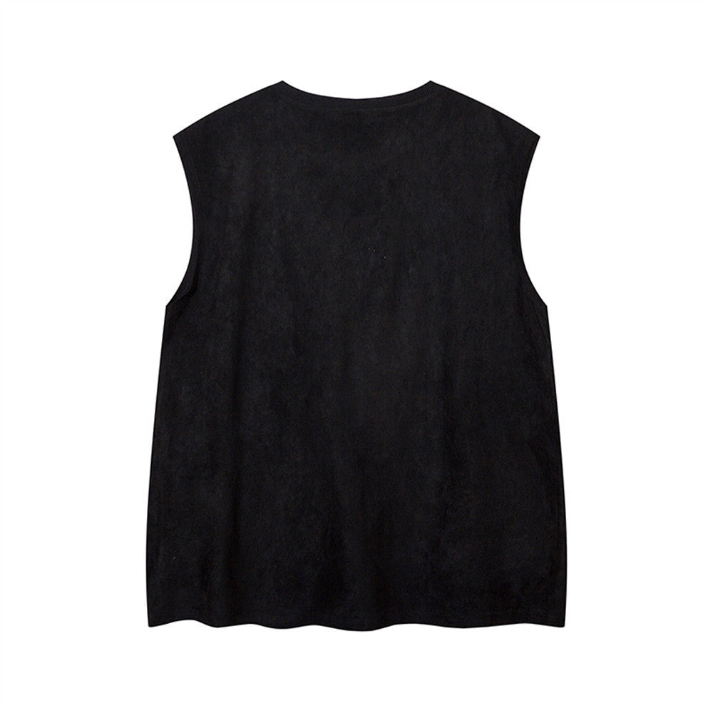 Face Changing Mask Casual Vest Men