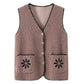 Vest Cardigan For Elderly Women Waistcoat