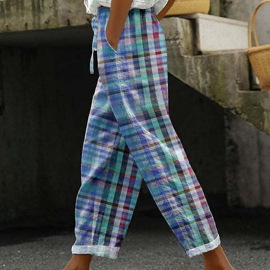 Casual Loose Pockets Trousers For Women