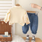 Boys Autumn Clothing Suit Baby Giraffe