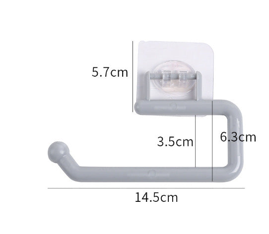Kitchen Paper Towel Rack, Rag Rack, Perforated Free Kitchen Oil Absorption Paper Rack