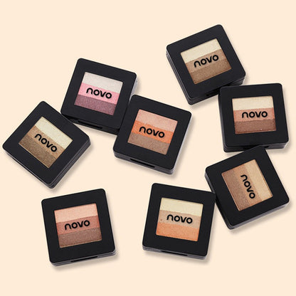 Trichromatic eye shadow