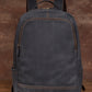 Leather men's backpack leather travel backpack