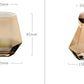 Creative Six-Row Glass Cold Water Bottle