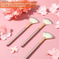 10 Professional Soft Facial Fan Brushes For Mask Mud Cream, Glycolic Peel & Makeup Application - Esthetician Tools With Champagne Finish