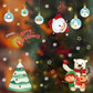 Christmas glass stickers
