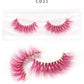 3D color mink false eyelashes