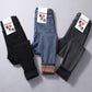 Women Velvet Jeans Stretch High Waist Winter Warm Pants