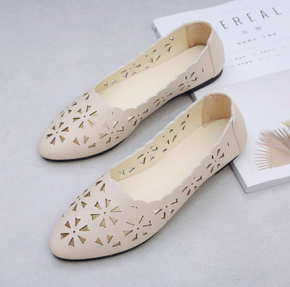 Women’s Hollow Flower Flats