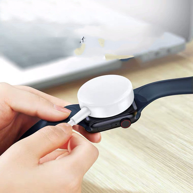 Magnetic suction wireless charger cable