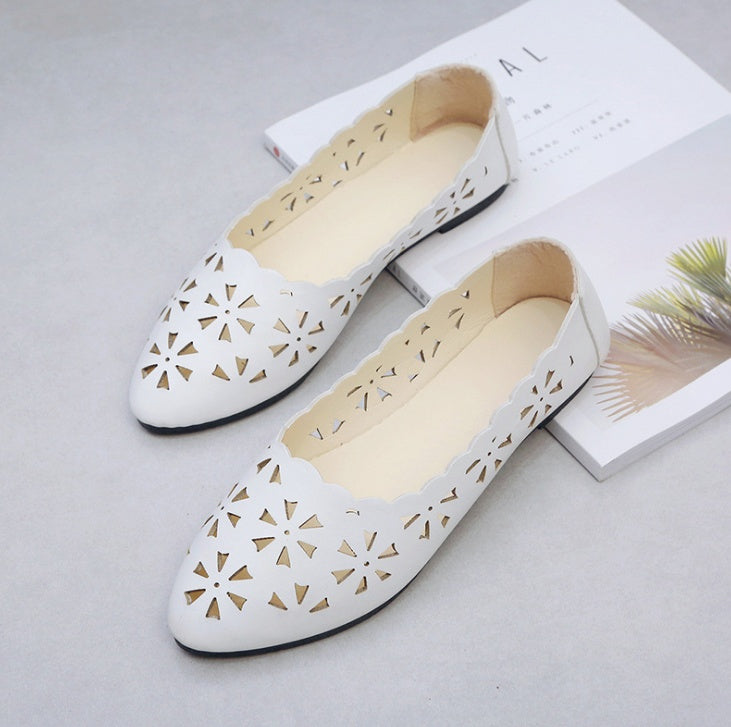 Women’s Hollow Flower Flats