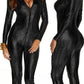 Tight-fitting jumpsuits, snake-like jumpsuits, club nightclub dance uniforms, temptation
