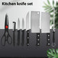 Kitchen Knives 8-Piece Gift Box Bone Cutting Knife Chef Scissors