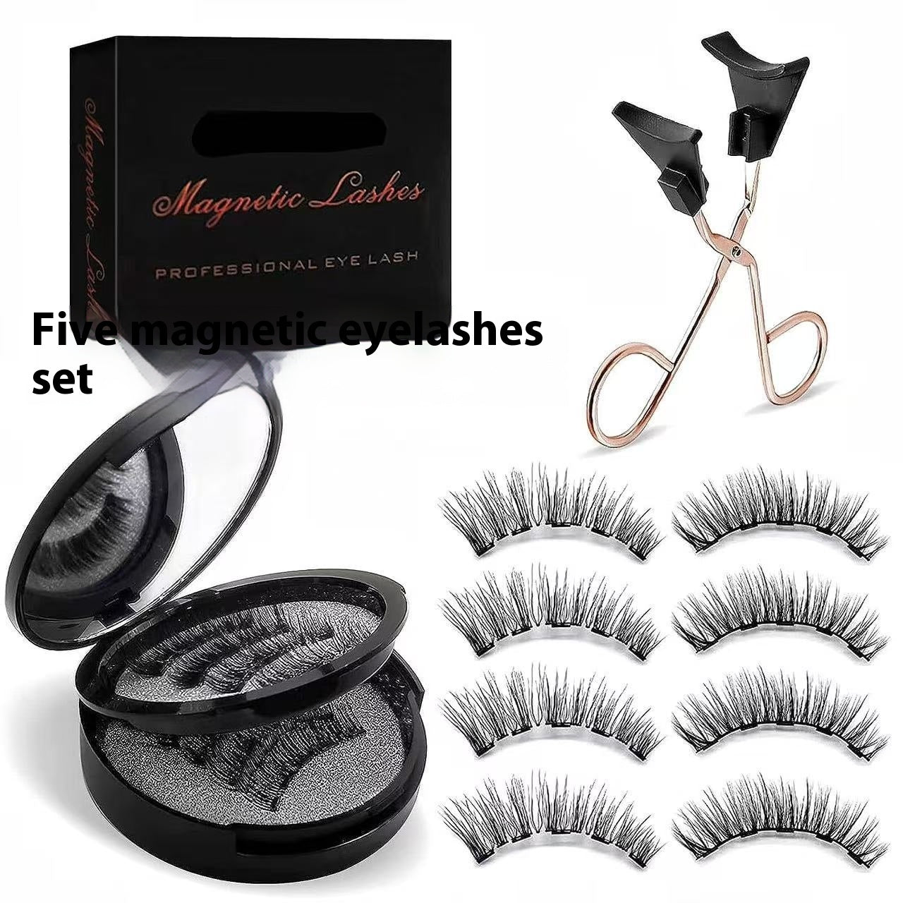 Magnetic Suction False Eyelashes Integrated Soap Holder Glue-free False Eyelashes Thick