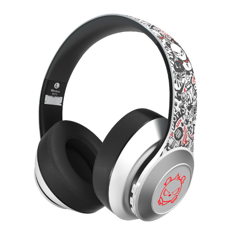 Music luminous Earphone Computer Mobile Phone Headset Sports Running Headset Heavy Bass
