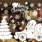 Christmas color window stickers