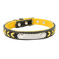 Stainless Steel Iron Dog Collar with Laser Lettering