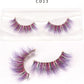 3D color mink false eyelashes